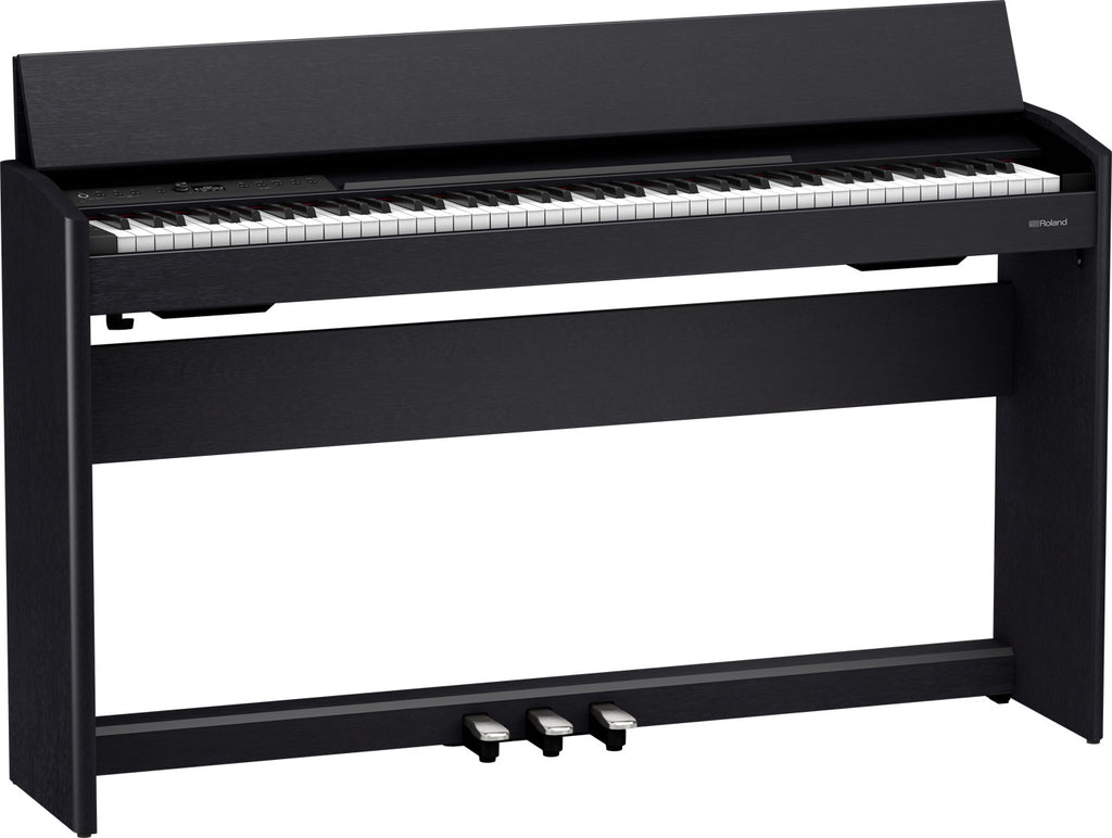 Roland F701 digital piano in black