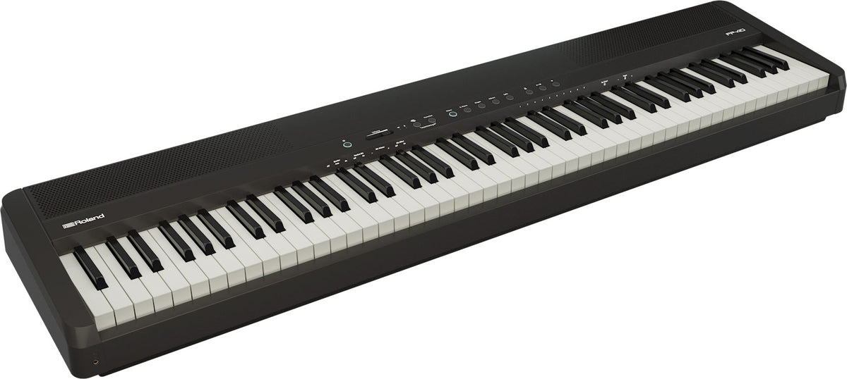 Roland FP-40 digital piano in black