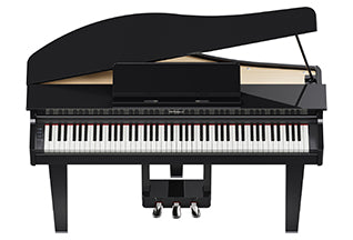 Roland GP-3 digital grand piano keyboard and control detail