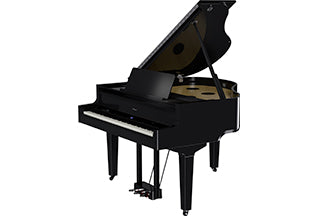 Roland GP-9M digital player grand piano in Polished Ebony