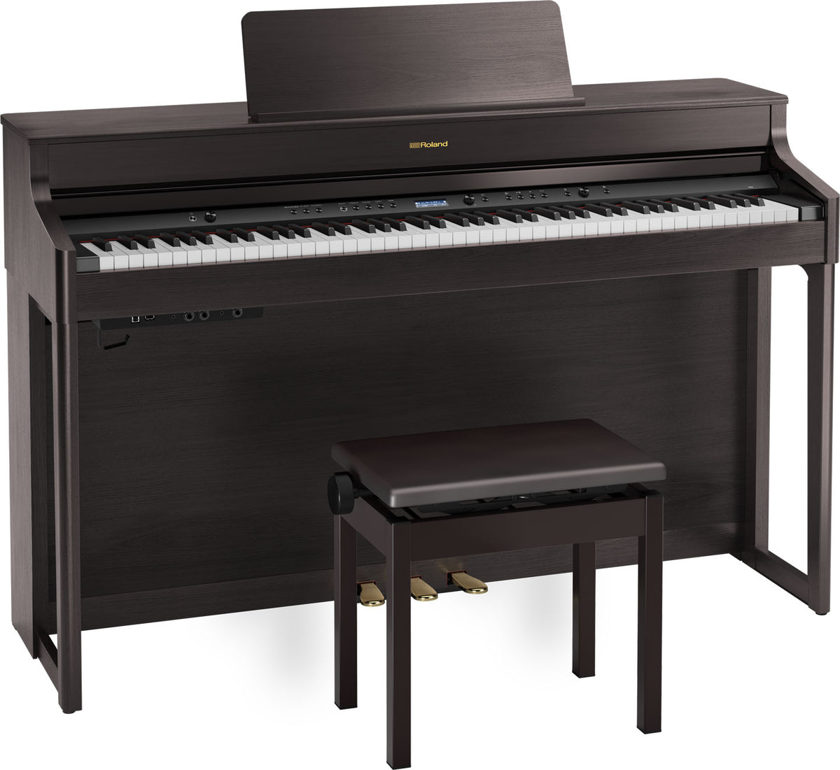 Roland HP702 digital piano in Dark Rosewood