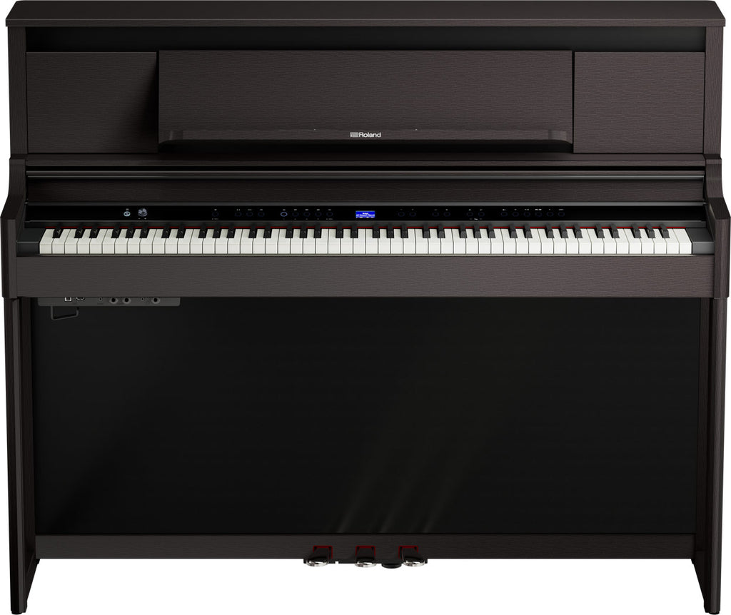 Roland LX-6 digital piano in Dark Rosewood front view