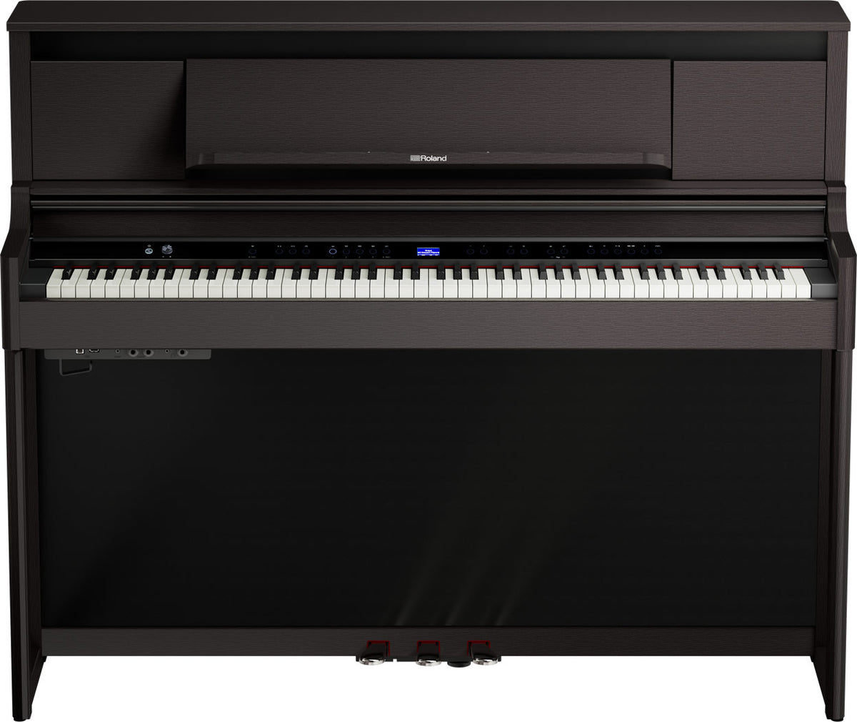 Roland LX-6 digital piano in Dark Rosewood front view
