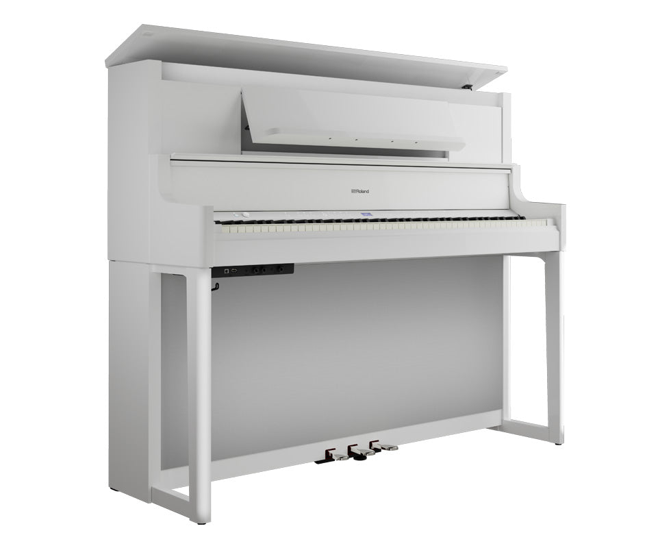 Roland LX-9 digital piano in Polished White