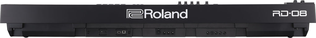 Roland RD-08 stage piano rear connection view