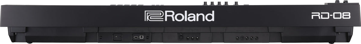 Roland RD-08 stage piano rear connection view