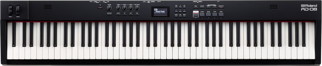 Roland RD-08 stage piano top view