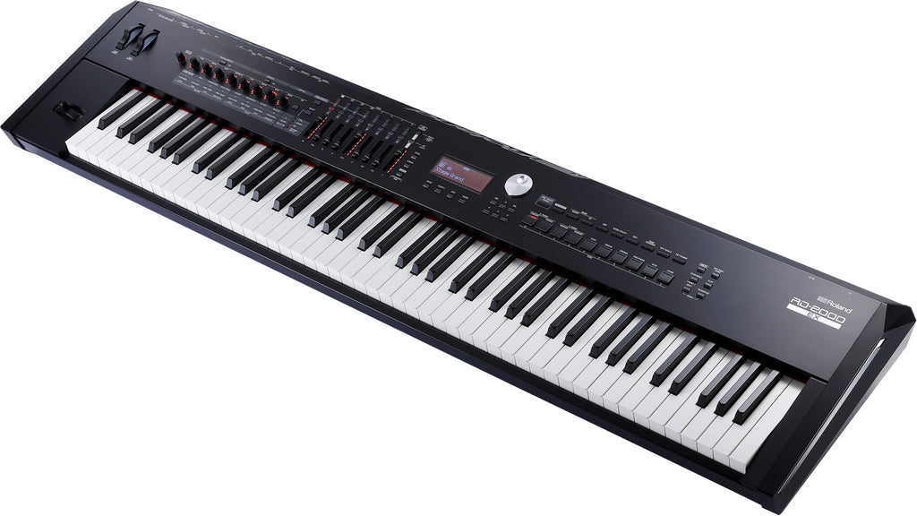 Roland RD-2000 EX stage piano angled product view