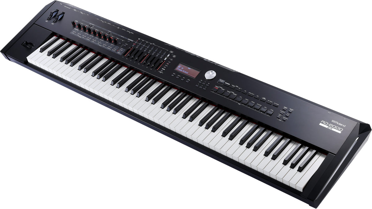 Roland RD-2000 EX stage piano angled product view