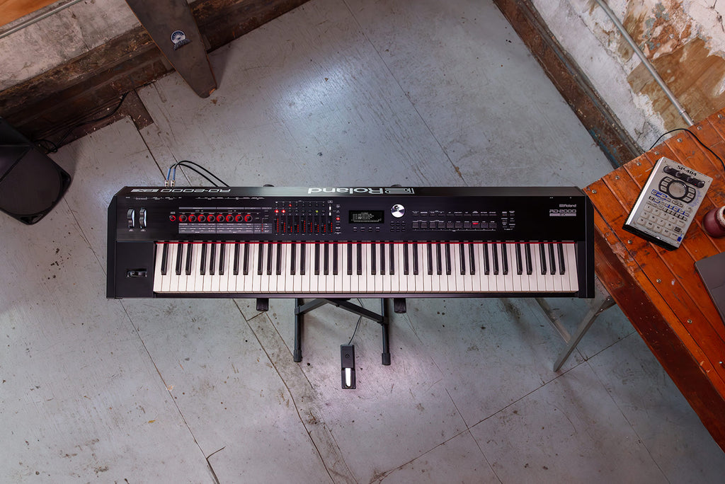 Roland RD-2000 EX stage piano in a performance setting