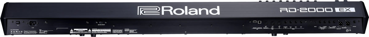 Roland RD-2000 EX rear panel and professional connections