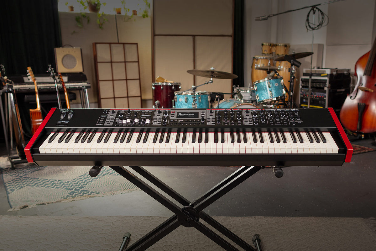 Roland V-STAGE 88 performance keyboard in studio setting