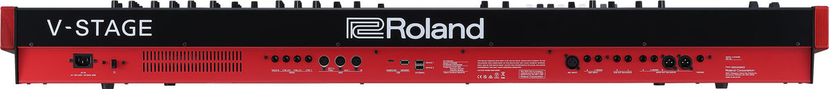Roland V-STAGE 88 rear panel and professional connections